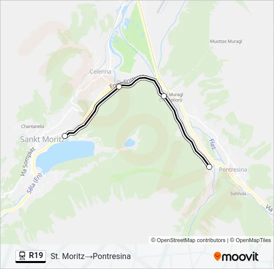 R19 Train Line Map