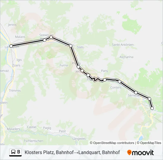 B  Line Map
