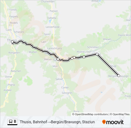 B  Line Map