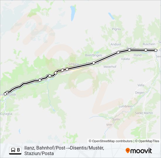 B  Line Map