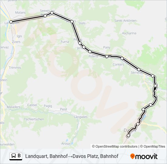 B  Line Map