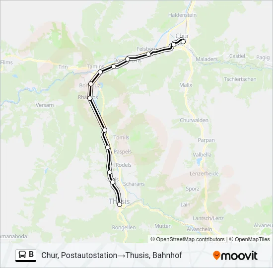 B  Line Map
