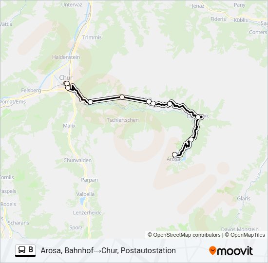 B  Line Map