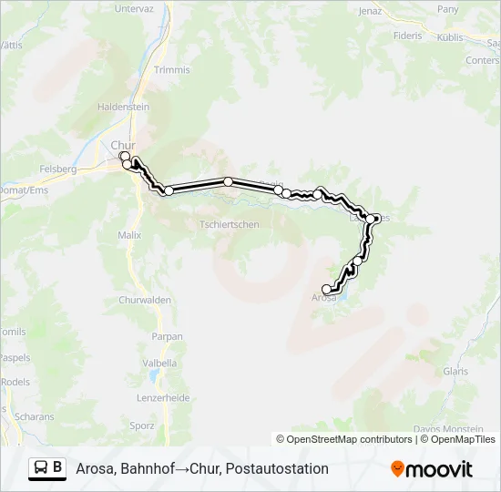 B  Line Map