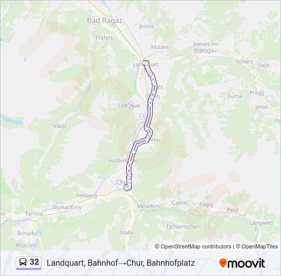 32  Line Map