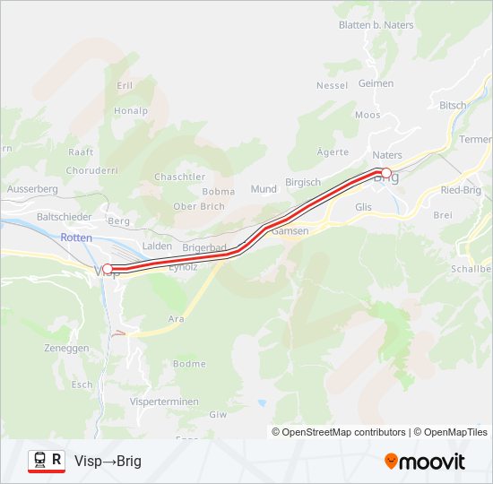 R Train Line Map