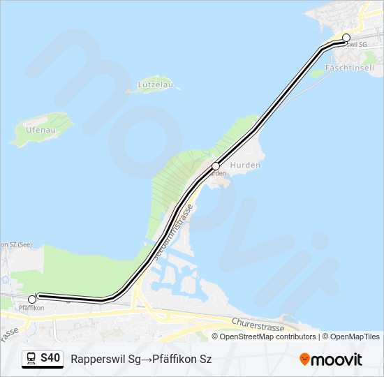 S40 Train Line Map
