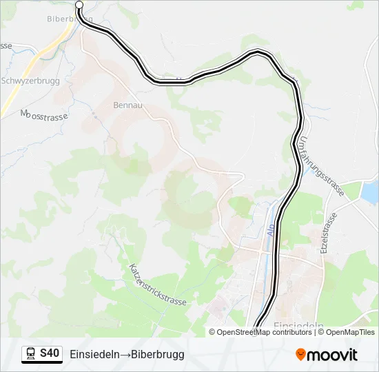 S40 Train Line Map