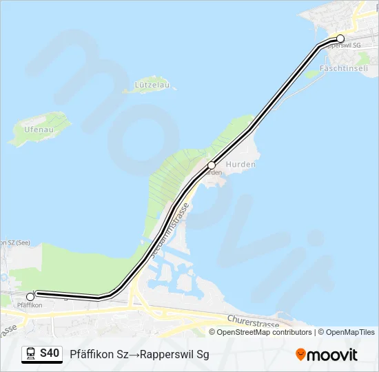 S40 Train Line Map