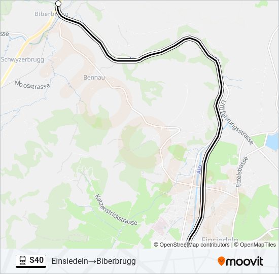 S40 Train Line Map