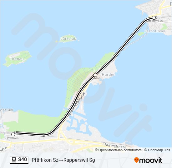 S40 Train Line Map