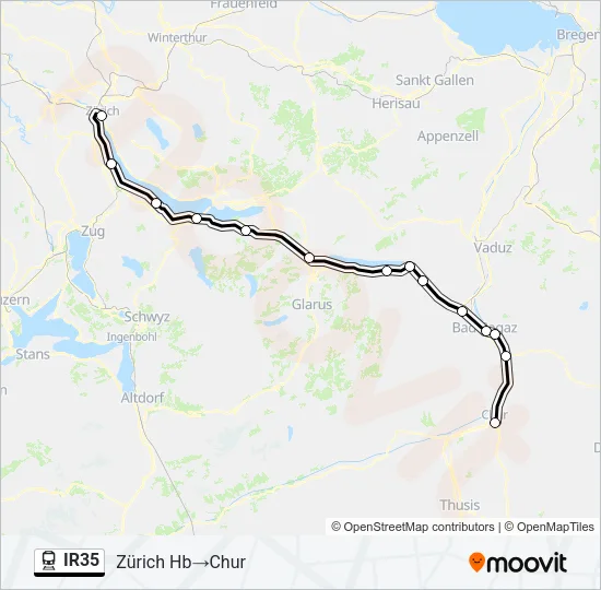 IR35 Train Line Map
