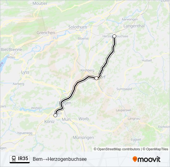 IR35 train Line Map