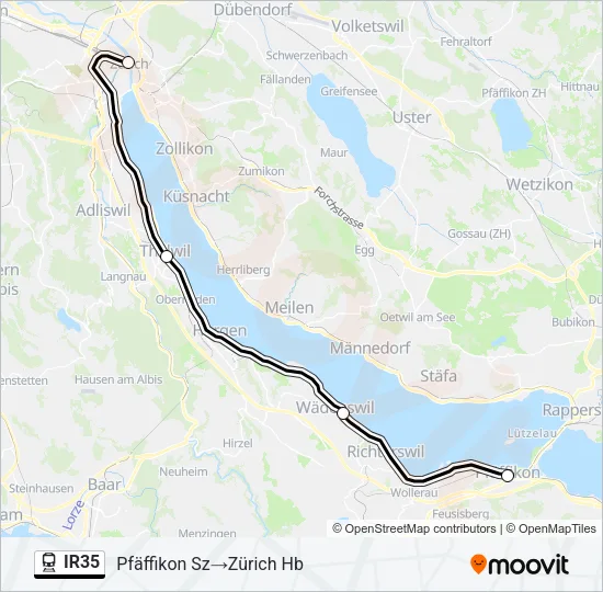 IR35 Train Line Map