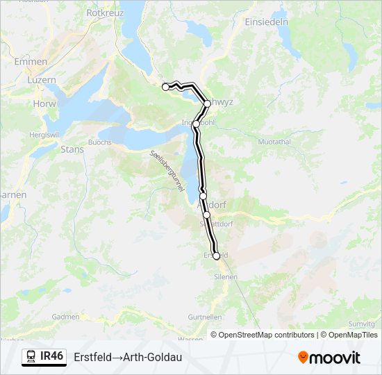IR46 Train Line Map