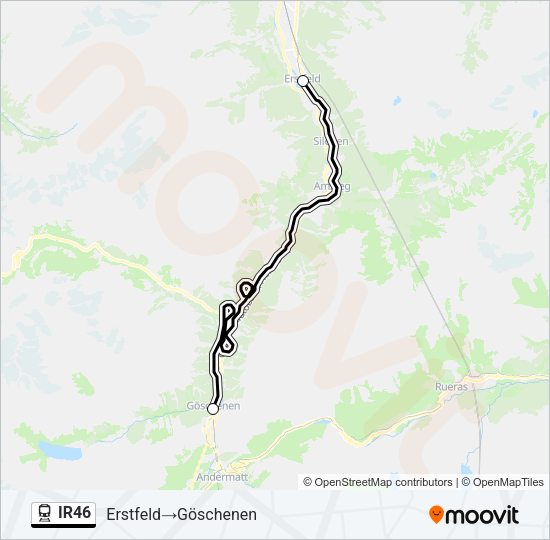 IR46 Train Line Map
