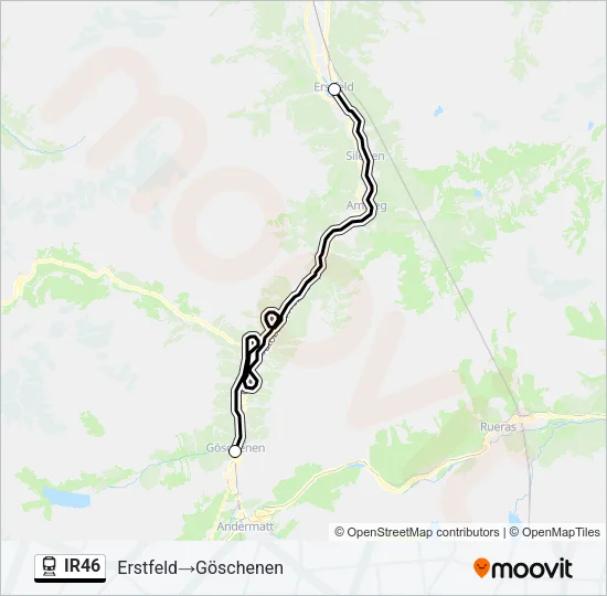 IR46 Train Line Map