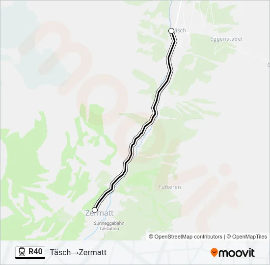 R40 Train Line Map