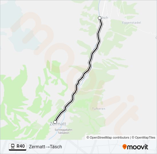 R40 Train Line Map