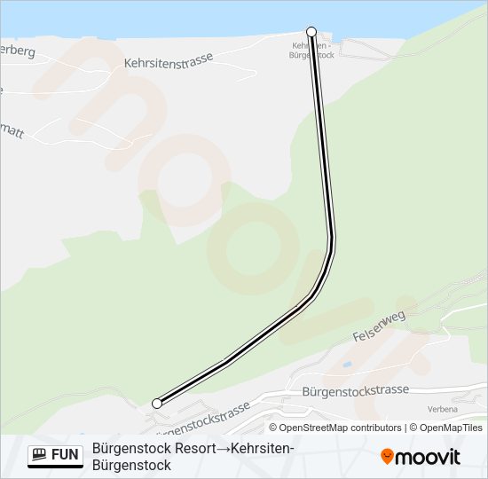 FUN Funicular Line Map