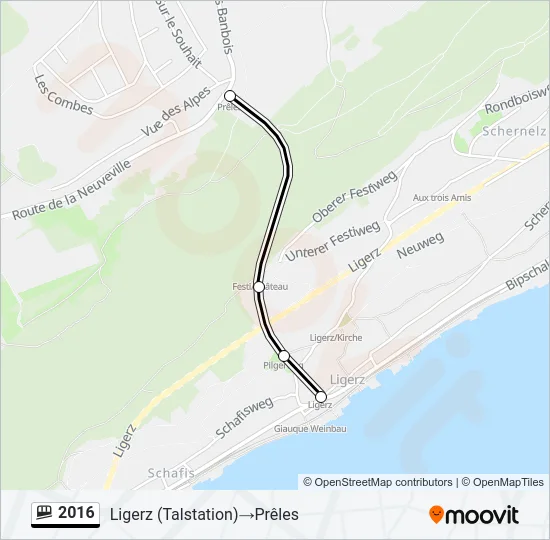 2016 Funicular Line Map