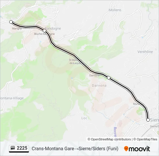 2225 Funicular Line Map
