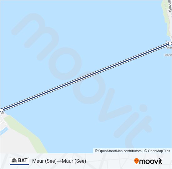 BAT ferry Line Map