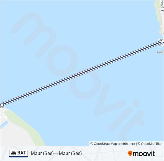 BAT ferry Line Map