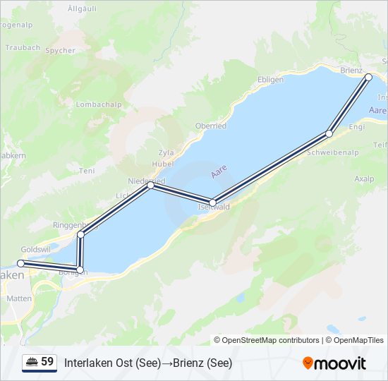 59 ferry Line Map