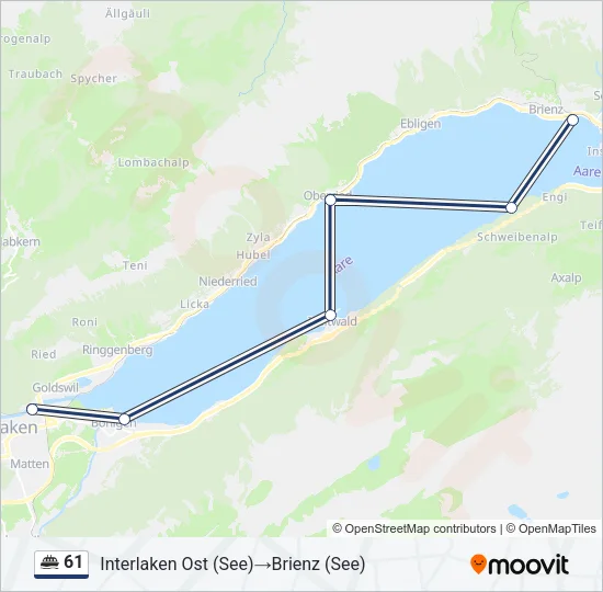 61 Ferry Line Map