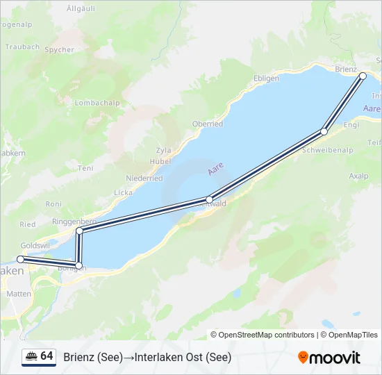 64 Ferry Line Map
