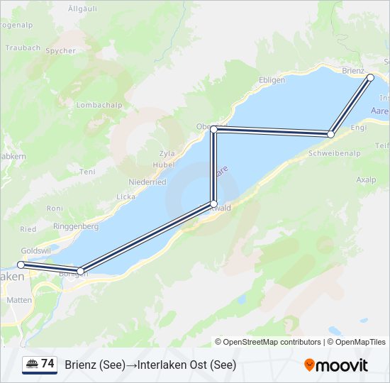 74 Ferry Line Map