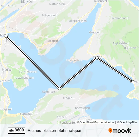 3600 Ferry Line Map