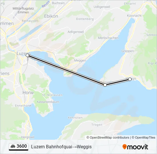 3600 Ferry Line Map