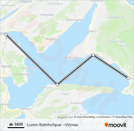 3600 Ferry Line Map