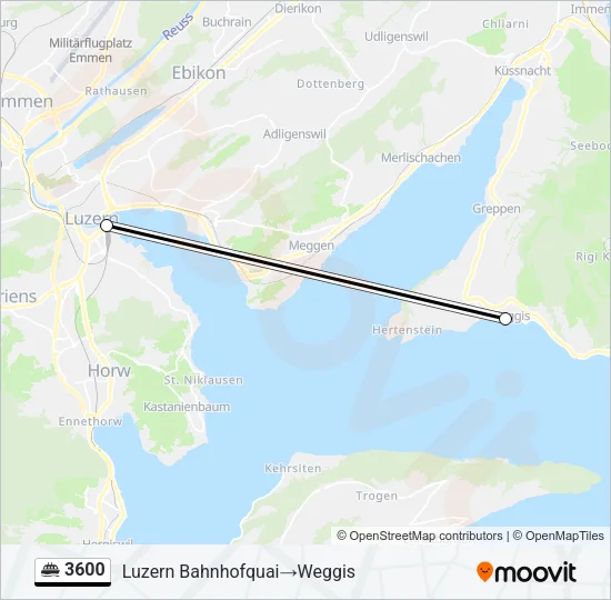3600 Ferry Line Map