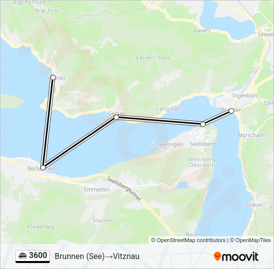 3600 Ferry Line Map