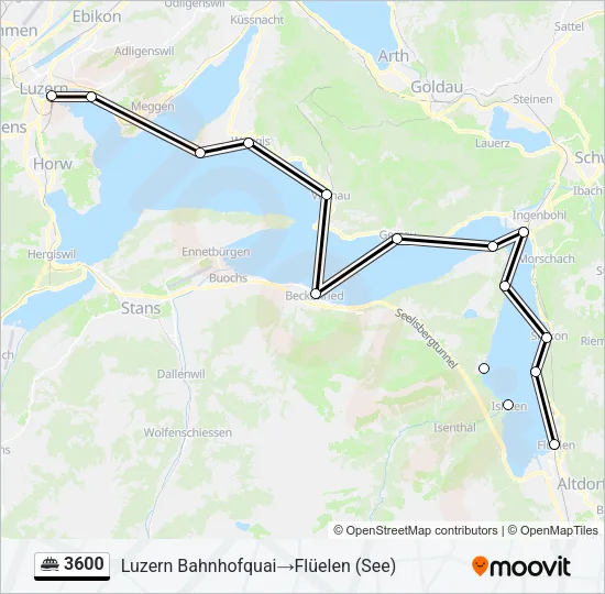 3600 Ferry Line Map