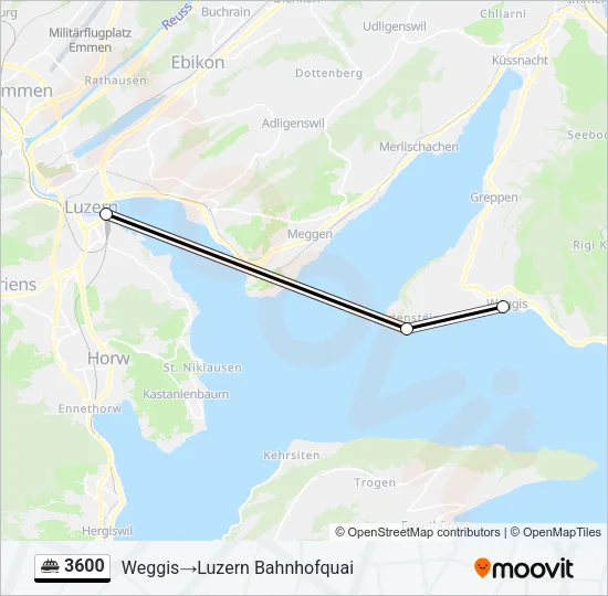 3600 Ferry Line Map