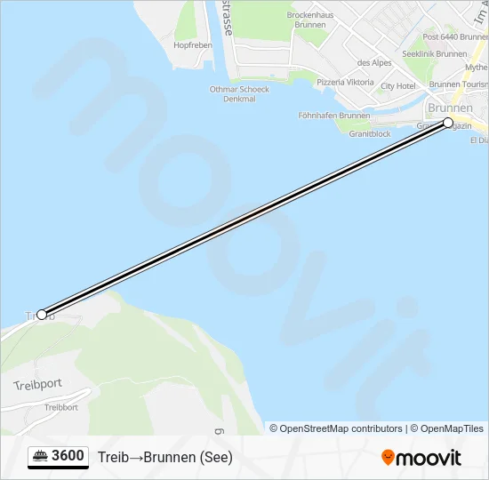 3600 Ferry Line Map
