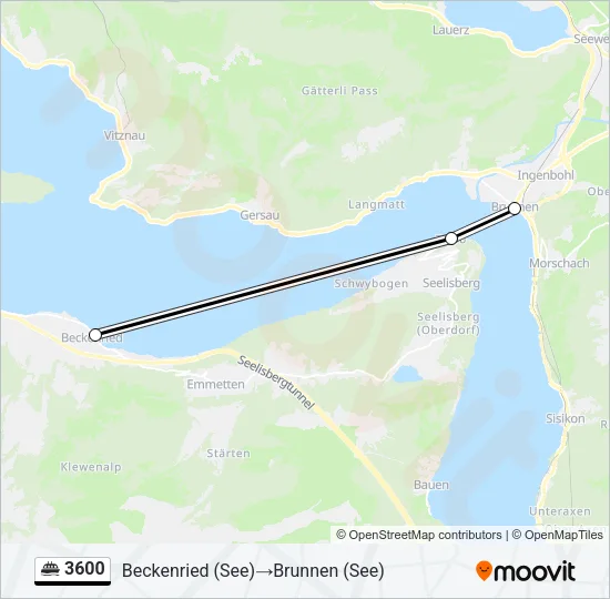 3600 Ferry Line Map