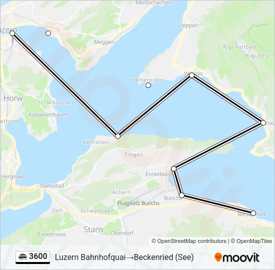 3600 Ferry Line Map