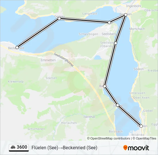 3600 Ferry Line Map