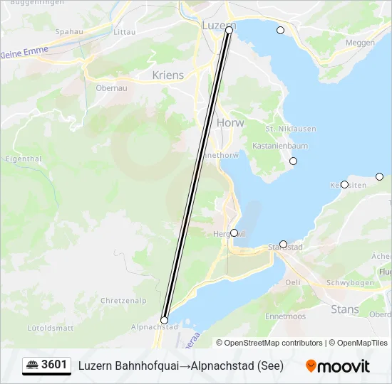 3601 Ferry Line Map
