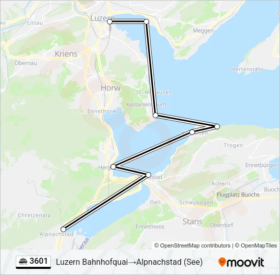 3601 Ferry Line Map