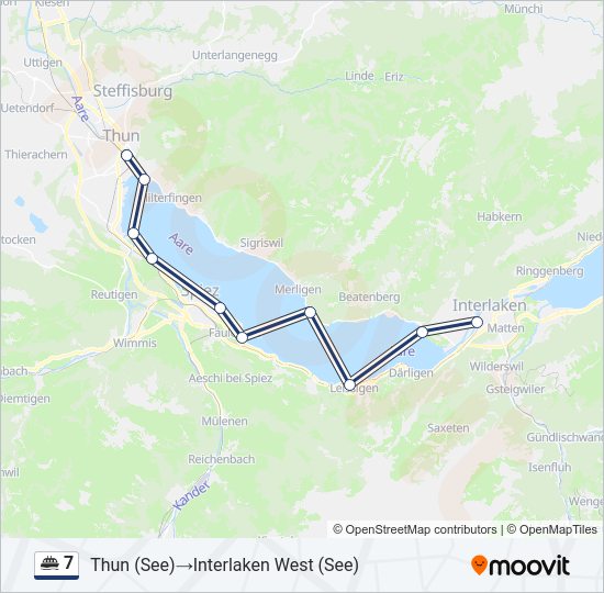 7 Ferry Line Map
