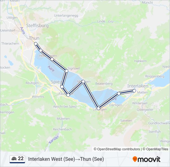 22 Ferry Line Map