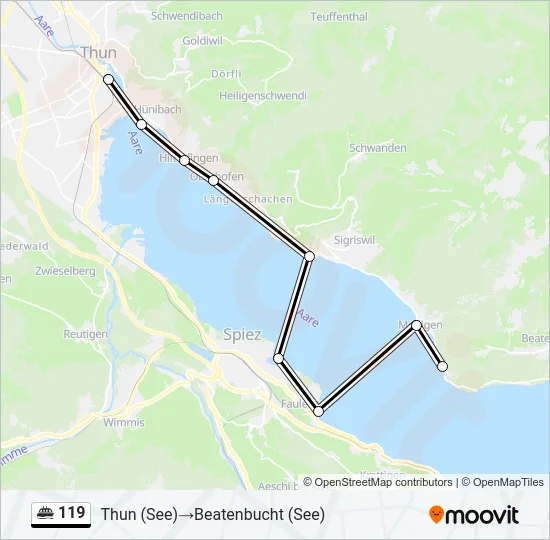 119 Ferry Line Map