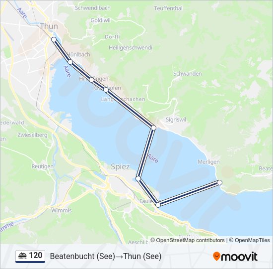 120 Ferry Line Map
