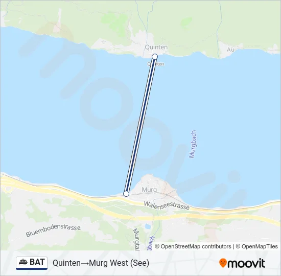 BAT Ferry Line Map